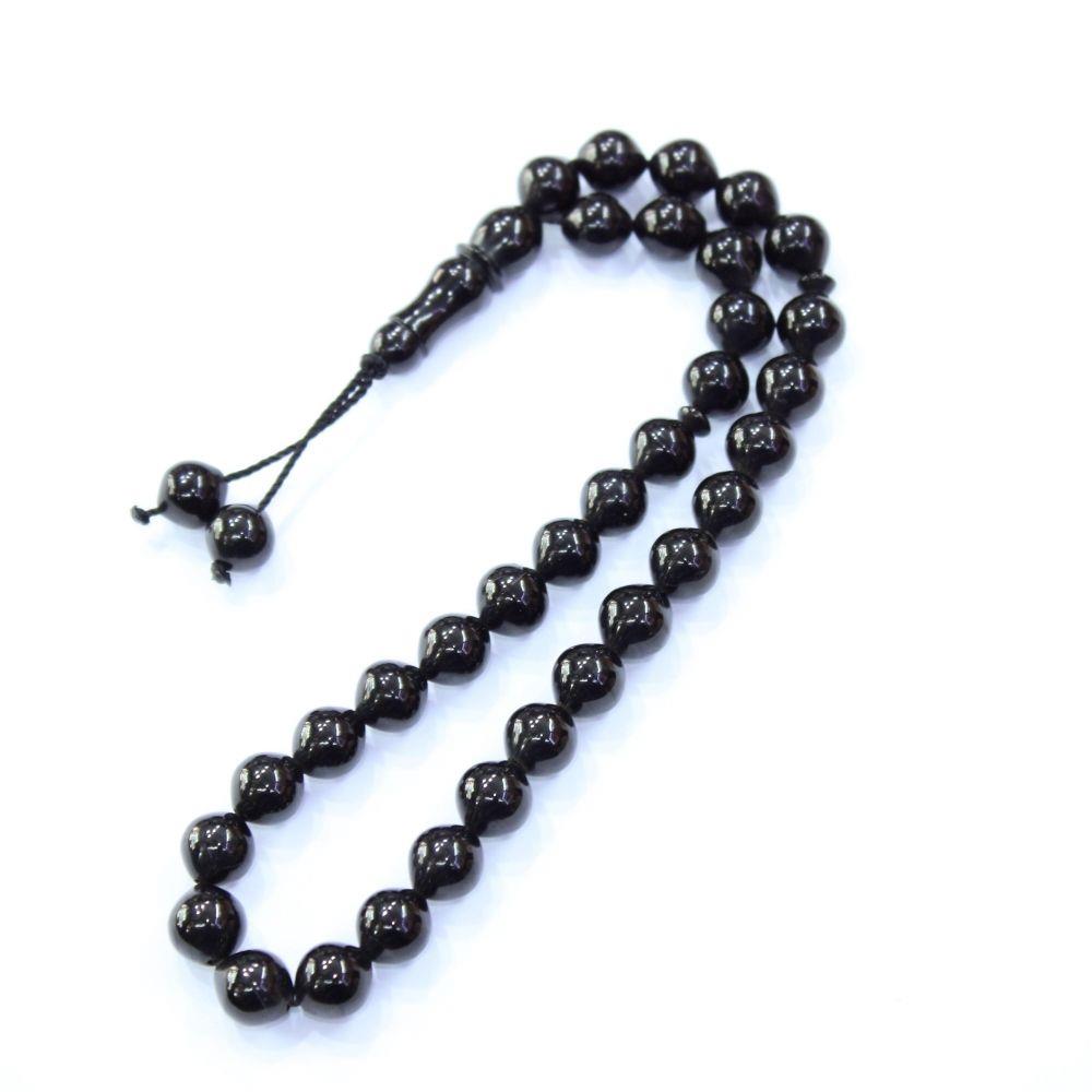 Oltu Taşı Tespih İstanbul Kesim 9 (mm)