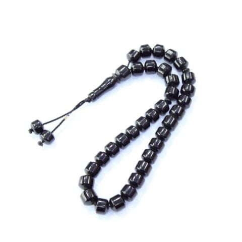 Oltu Taşı Tespih Kısa Kapsül 9*8 (mm)