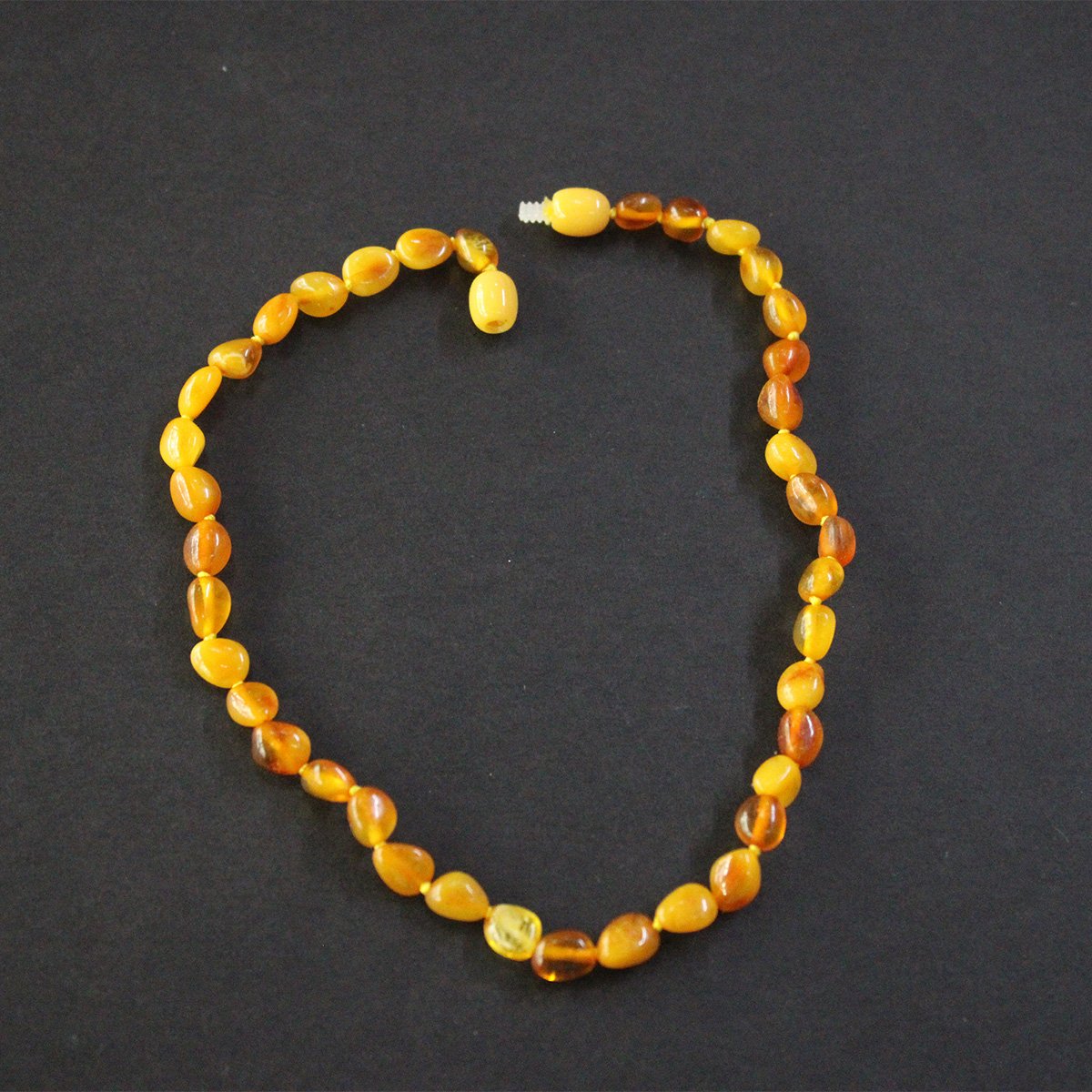 Damla Kehribar Turuncu Bebek Kolyesi 6 (gr)