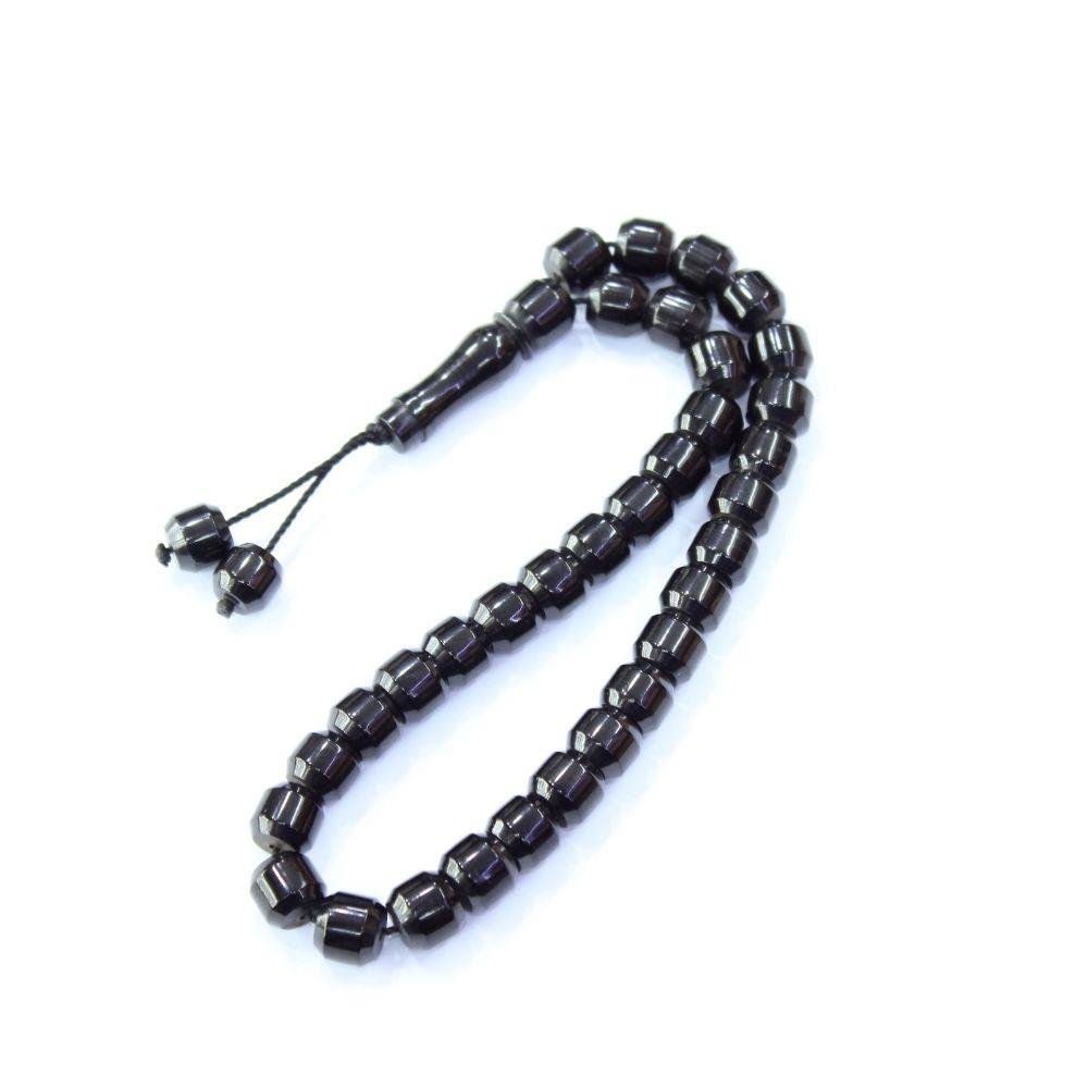 Oltu Taşı Tespih Kısa Kapsül 10*8,5 (mm)