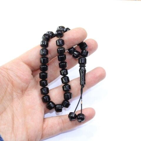 Oltu Taşı Tespih Kısa Kapsül 10*8,5 (mm)