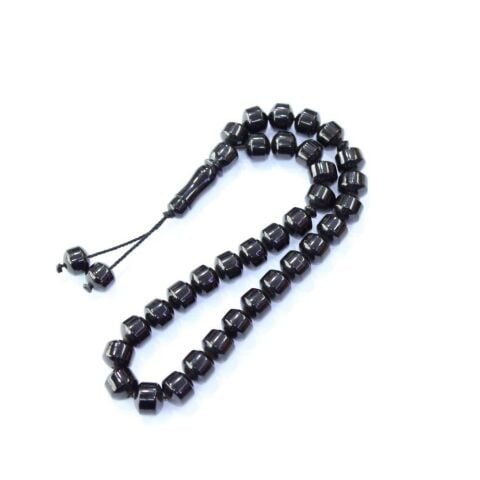 Oltu Taşı Tespih Kısa Kapsül 10*10 (mm)