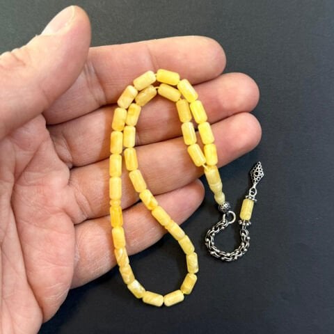 Kaliningrad Damla Kehribar Kapsül Tespih 4*8 (mm)-5