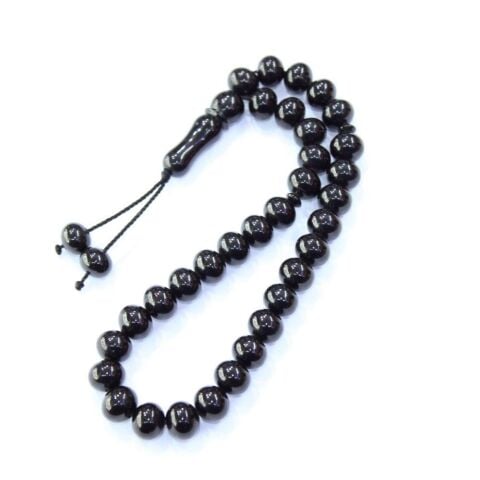 Oltu Taşı Tespih Basık Kesim 10*8,5 (mm)