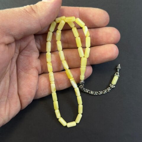 Kaliningrad Damla Kehribar Kapsül Tespih 4*8,5 (mm)-2