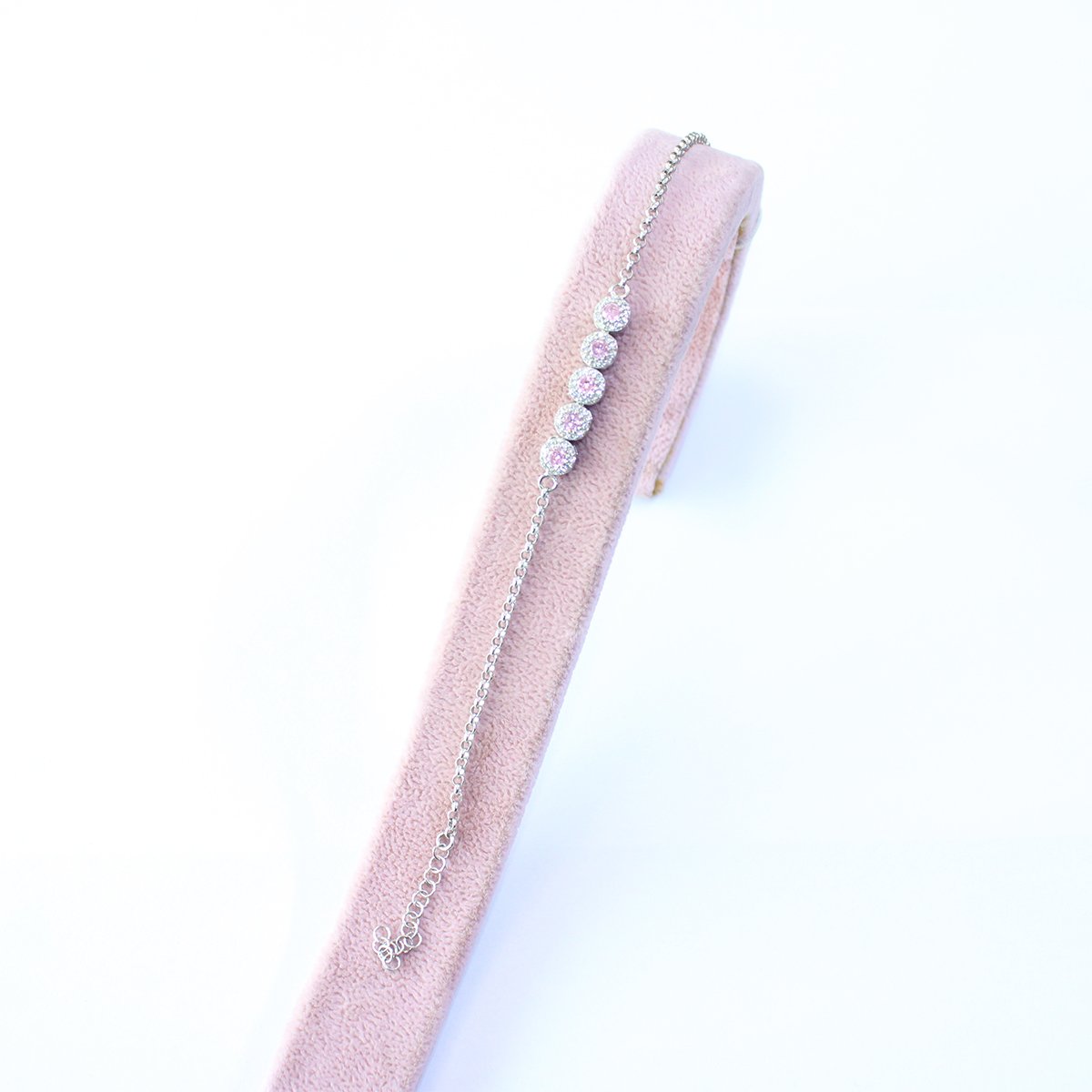 Zirkon Taşlı Gümüş Bileklik