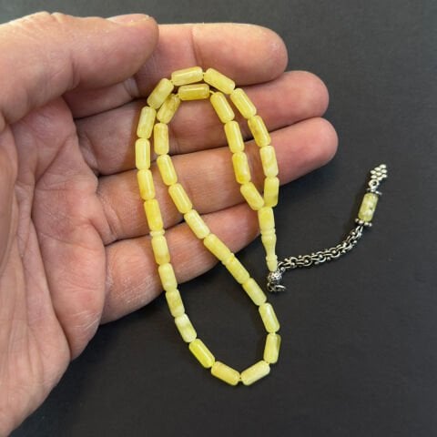 Kaliningrad Damla Kehribar Kapsül Tespih 4*8,5 (mm)-3