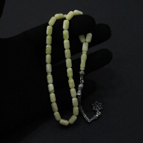 Kaliningrad Akça Damla Kehribar Tespih 5,5*9,5 (mm)