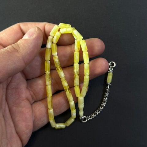 Kaliningrad Damla Kehribar Kapsül Tespih 4*9,5 (mm)-1