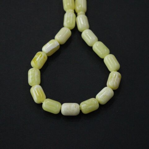 45'li Sistemli Akça Damla Kehribar Tespih 6,5*9,5 (mm)