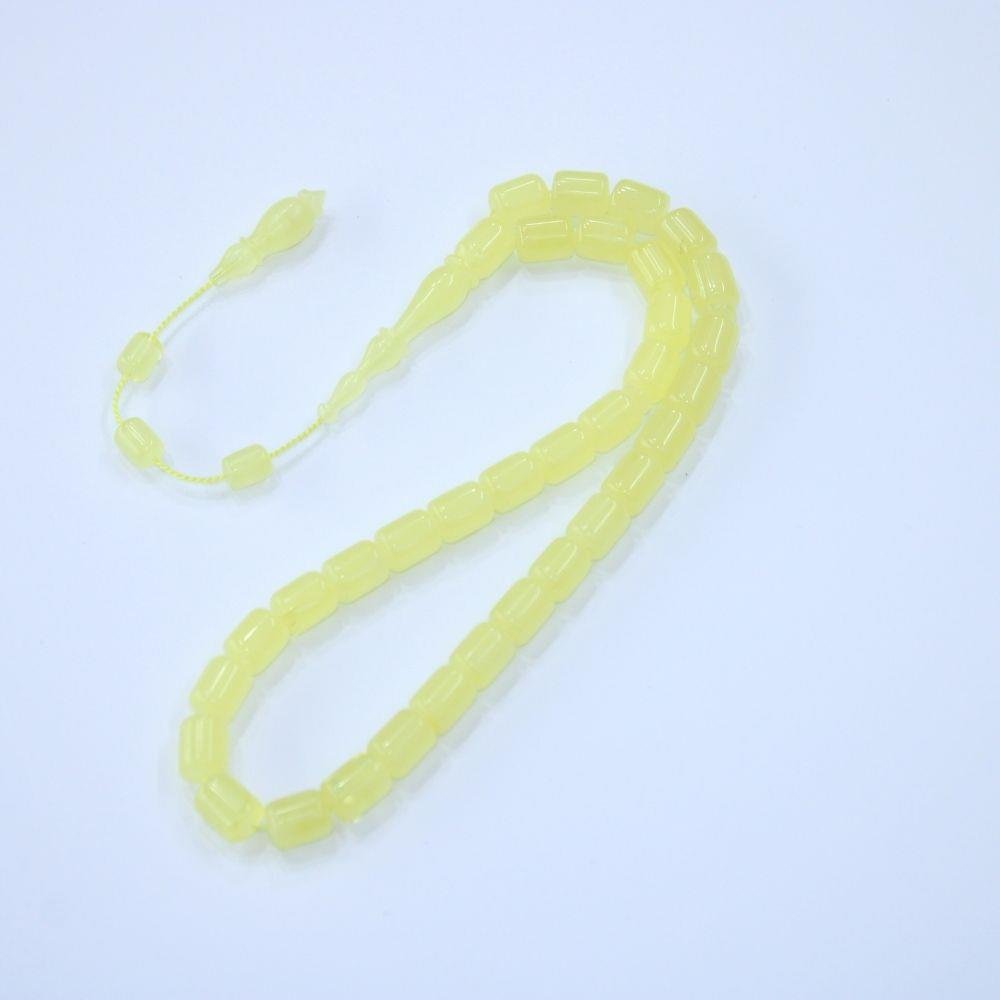 Usta İşçilikli Kaliningrad Damla Kehribar Tespih 7*9 (mm)