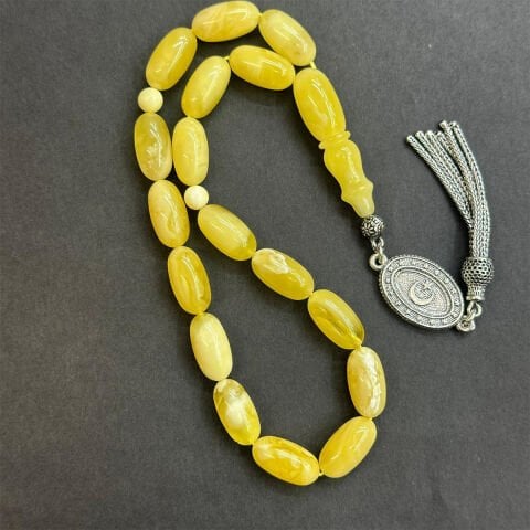 Maskot Kaliningrad Damla Kehribar Tespih 7,5*14 (mm)