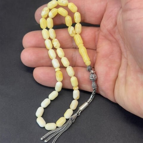 Akça Kaliningrad Damla Kehribar Kapsül Tespih 5,5*9 (mm)-1