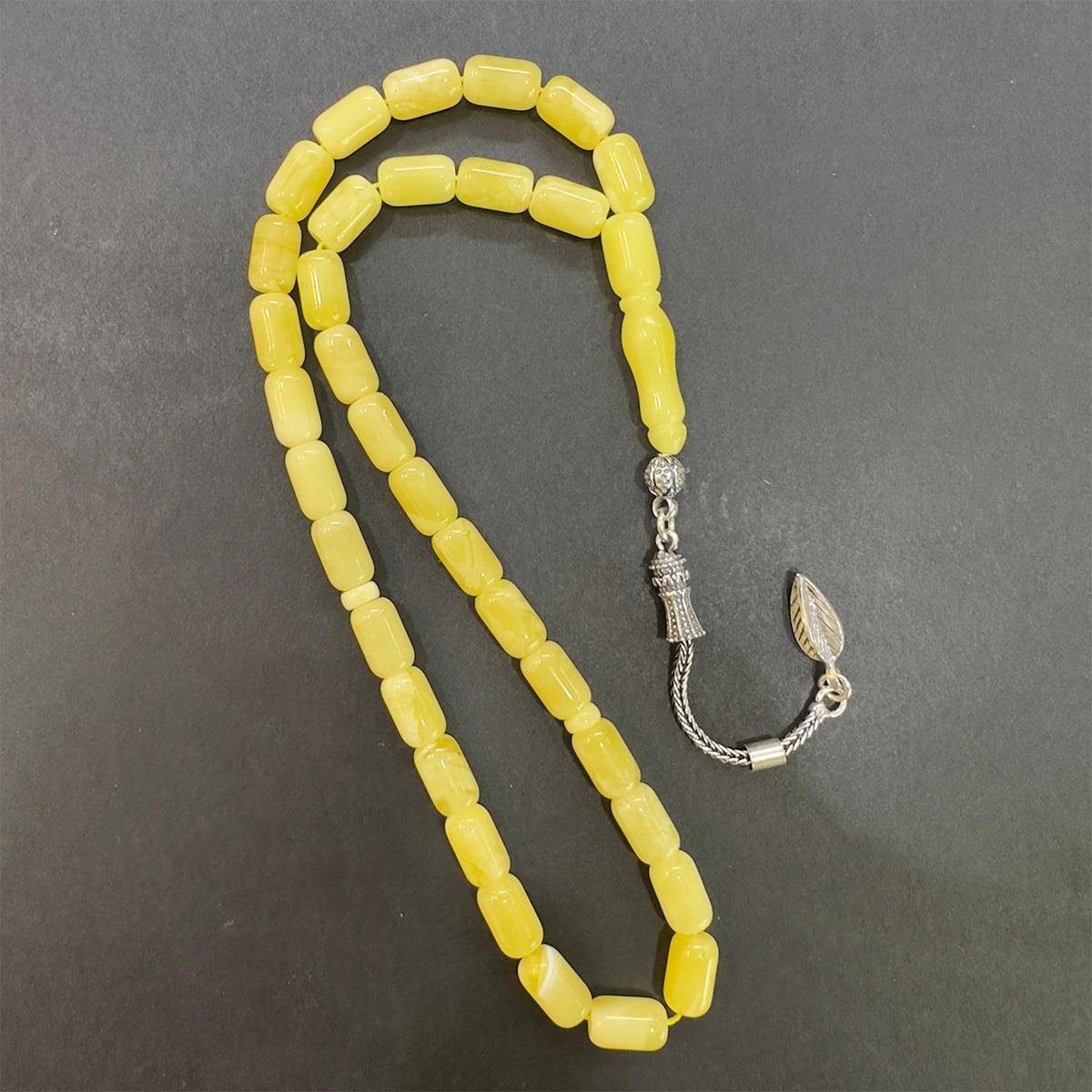 Akça Kaliningrad Damla Kehribar Kapsül Tespih 5,5*9 (mm)