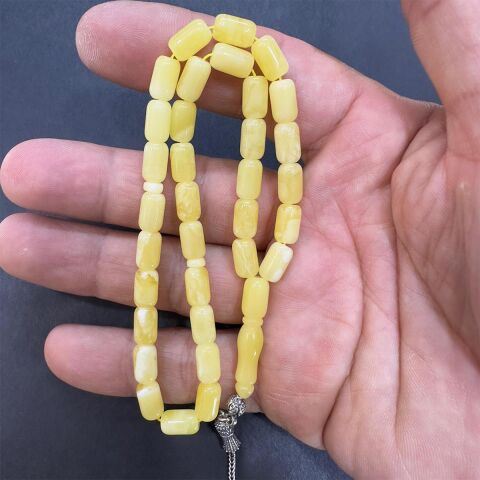 Akça Kaliningrad Damla Kehribar Kapsül Tespih 5,5*9 (mm)