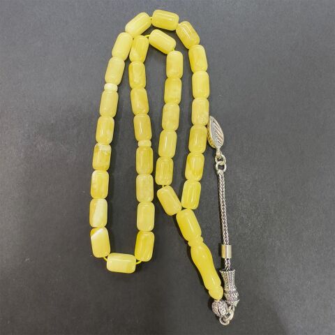 Akça Kaliningrad Damla Kehribar Kapsül Tespih 5,5*9 (mm)