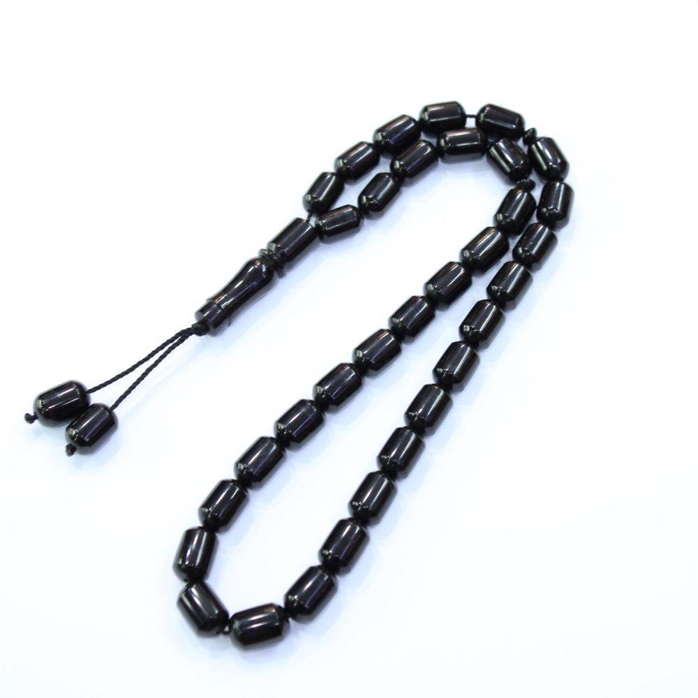 Oltu Taşı Tespih Kapsül Kesim 9*13 (mm)