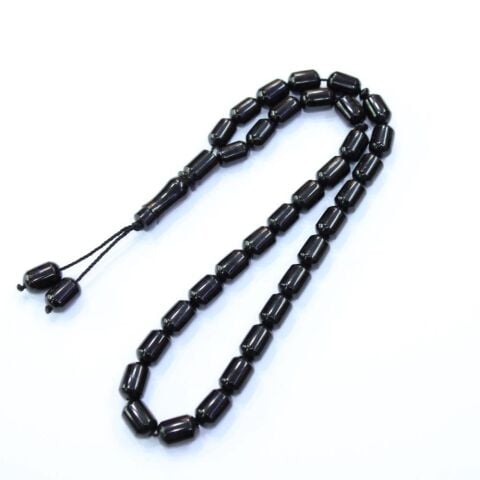 Oltu Taşı Tespih Kapsül Kesim 9*13 (mm)