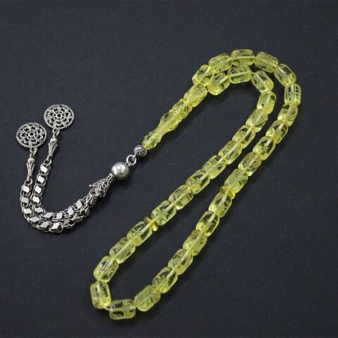 Kalem İşi Kaliningrad Damla Kehribar Tespih 7,5*11 (mm)