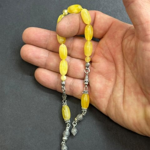 Kaliningrad Damla Kehribar Zaza Tespih 7,5*14 (mm)-1