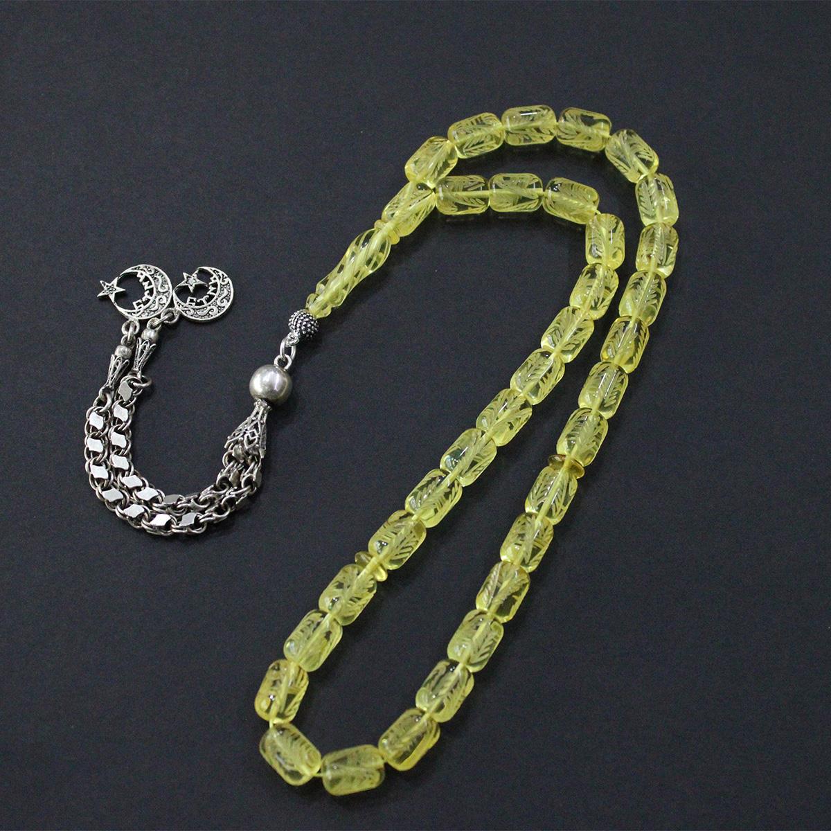 Kalem İşi Kaliningrad Damla Kehribar Tespih 7.5*11 (mm)