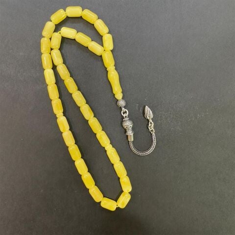 Kaliningrad Damla Kehribar Kapsül Kesim Tespih 5,5*9 (mm)