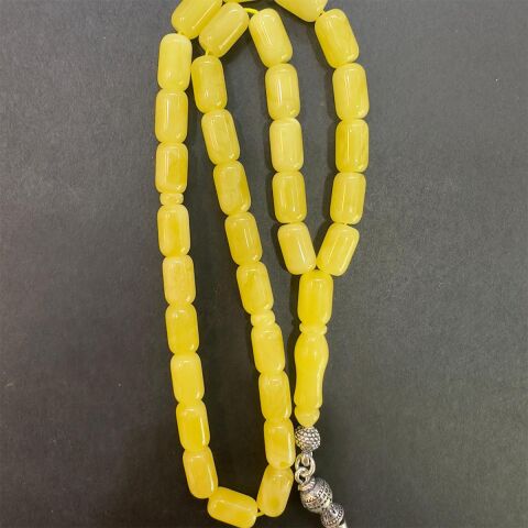 Kaliningrad Damla Kehribar Kapsül Kesim Tespih 5,5*9 (mm)