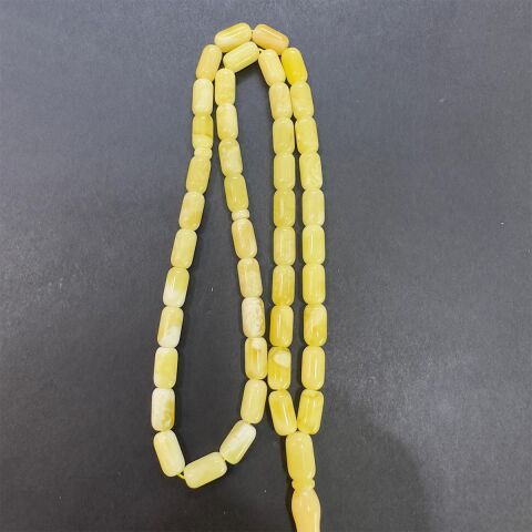 45 li Akça Kaliningrad Damla Kehribar Kapsül Tespih 5*9 (mm)