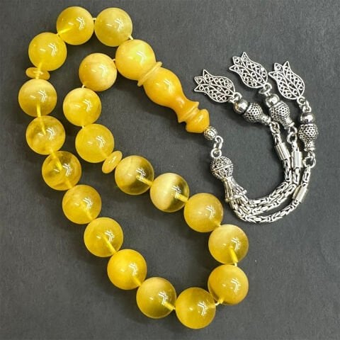 Maskot Kaliningrad Damla Kehribar Tespih 12,5 (mm)-1