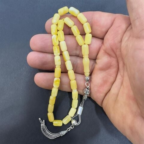 Akça Kaliningrad Damla Kehribar Kapsül Tespih 5.5*9 (mm)