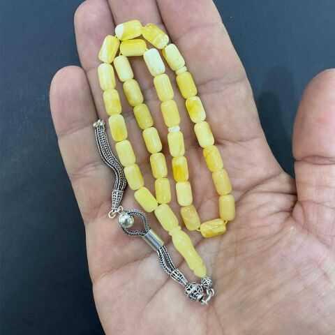 Akça Kaliningrad Damla Kehribar Kapsül Tespih 5.5*9 (mm)