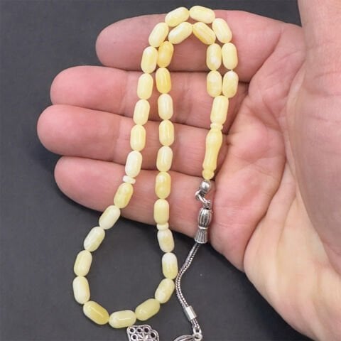 Akça Kaliningrad Damla Kehribar Kapsül Tespih 5*9 (mm)-2