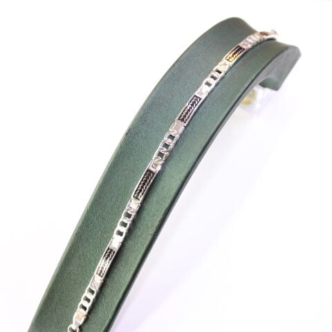 Gümüş Erkek Bileklik No: 10