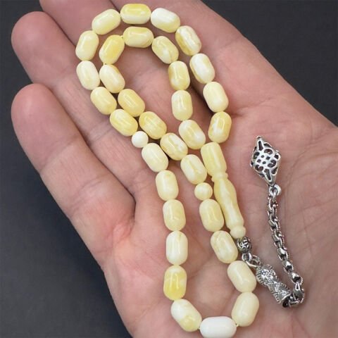 Akça Kaliningrad Damla Kehribar Kapsül Tespih 6*9,5 (mm)-1