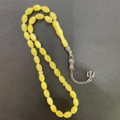 Kaliningrad Damla Kehribar Beyzi Kesim Tespih 5:8 (mm)