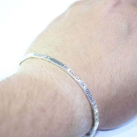 Gümüş Erkek Bileklik No: 12