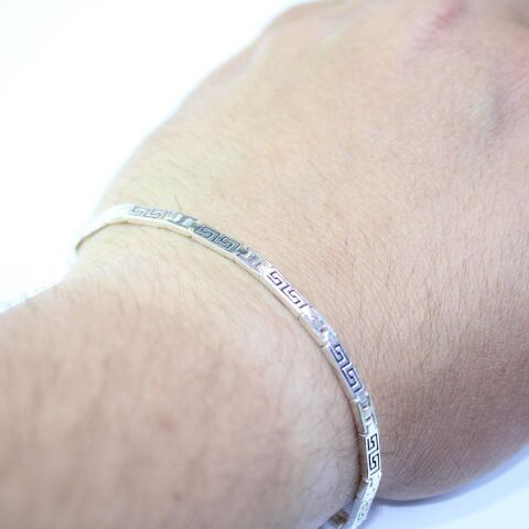 Gümüş Erkek Bileklik No: 12