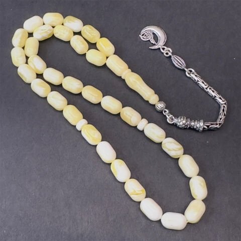 Akça Kaliningrad Damla Kehribar Kapsül Tespih 6*9,5 (mm)-2