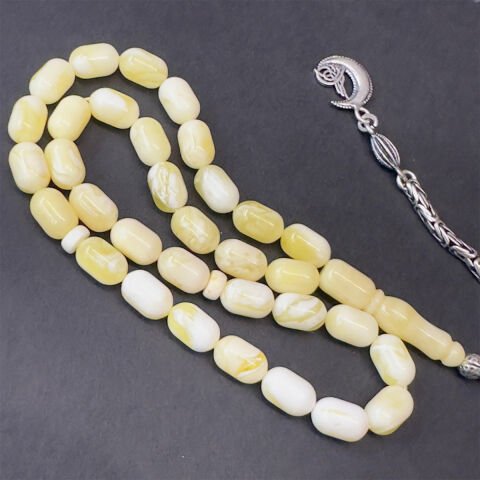 Akça Kaliningrad Damla Kehribar Kapsül Tespih 6*9,5 (mm)-2