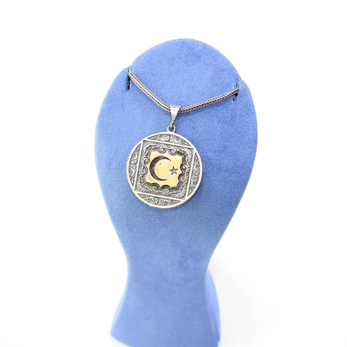 Ay Yıldız Gümüş Kolye