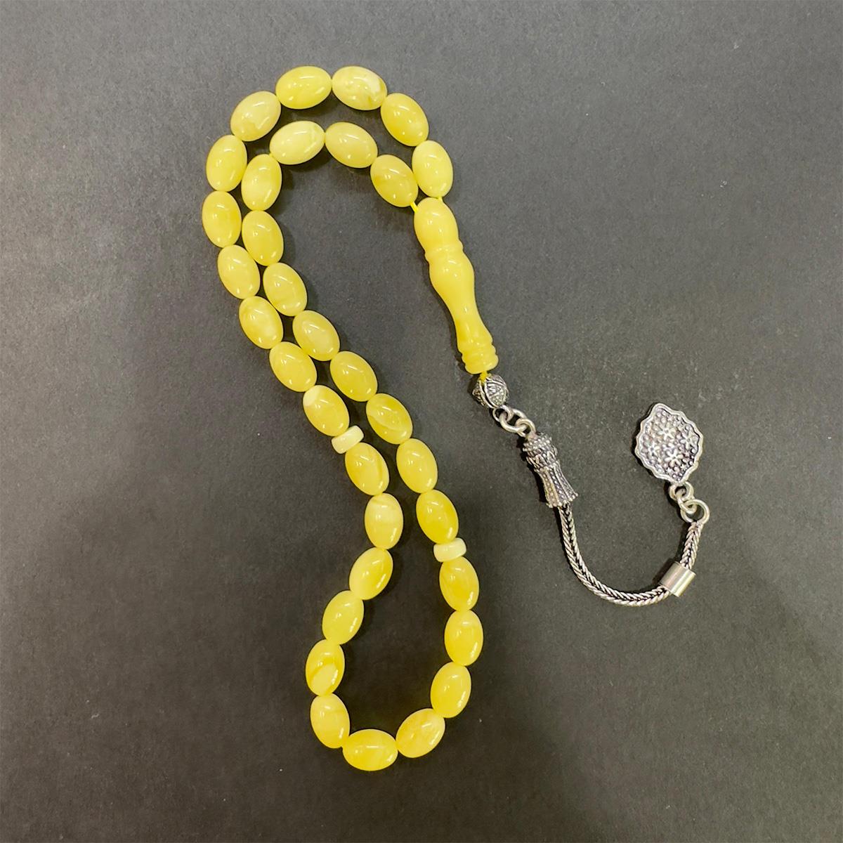 Kaliningrad Damla Kehribar Beyzi Model Tespih 5,8*8 (mm)