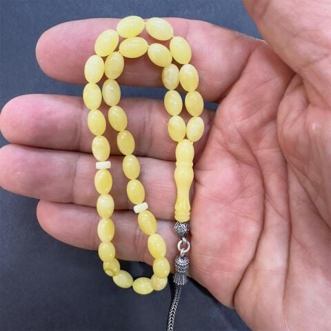 Kaliningrad Damla Kehribar Beyzi Model Tespih 5,8*8 (mm)