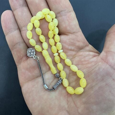 Kaliningrad Damla Kehribar Beyzi Model Tespih 5,8*8 (mm)