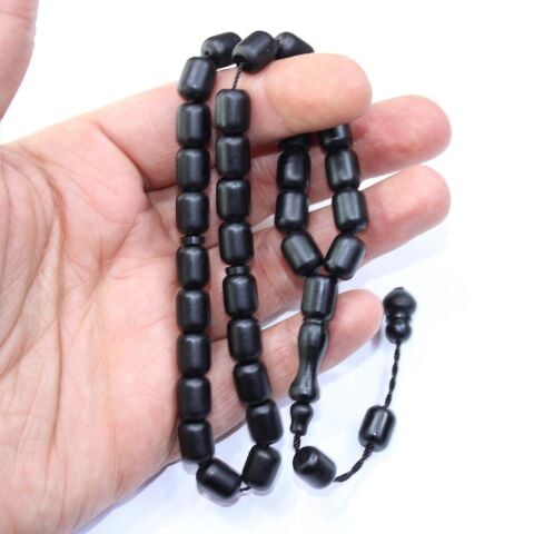 Siyah Yerli Fiber Tespih Kapsül Kesim 7,5*10 (mm)