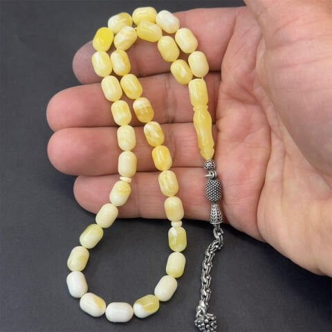 Akça Kaliningrad Damla Kehribar Kapsül Tespih 6,5*9,5 (mm)