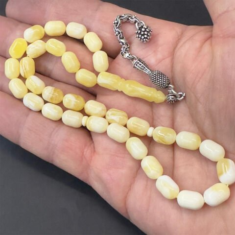 Akça Kaliningrad Damla Kehribar Kapsül Tespih 6,5*9,5 (mm)