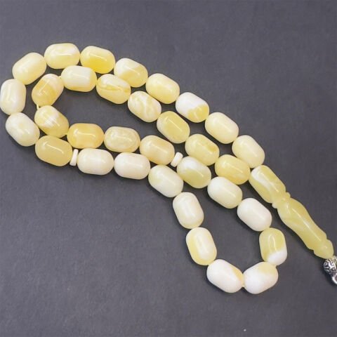 Akça Kaliningrad Damla Kehribar Kapsül Tespih 6,5*9,5 (mm)