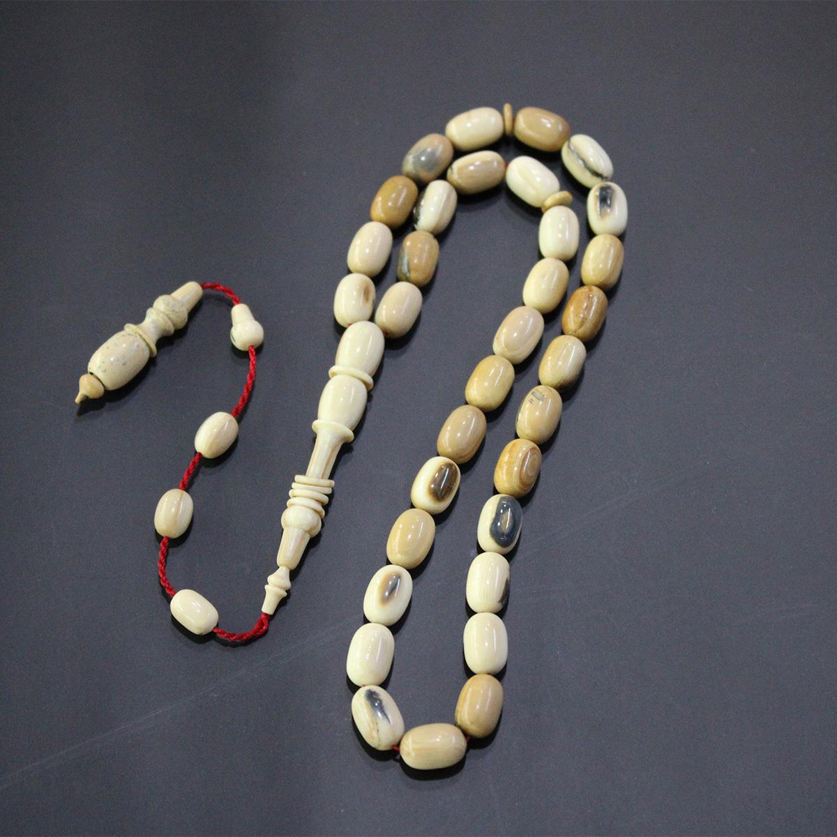 Yerli Atölye İşçiliği Mamut Dişi Tespih 7*10 (mm)