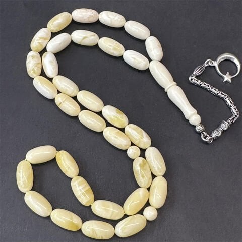 Akça Kaliningrad Damla Kehribar Kapsül Tespih 7,5*14,5 (mm)