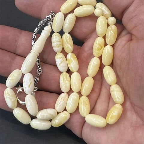 Akça Kaliningrad Damla Kehribar Kapsül Tespih 7,5*14,5 (mm)